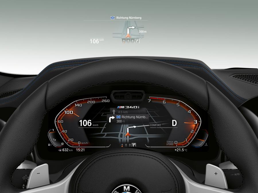 Панель приборов BMW M340i xDrive (G20) 2019 года  (WW) (фото 7 из 111)